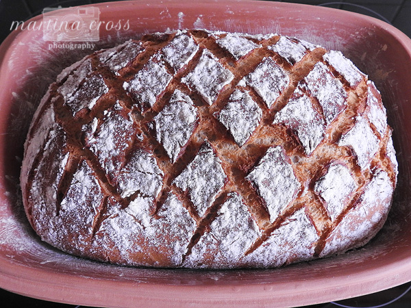 Bauernbrot aus dem Römertopf